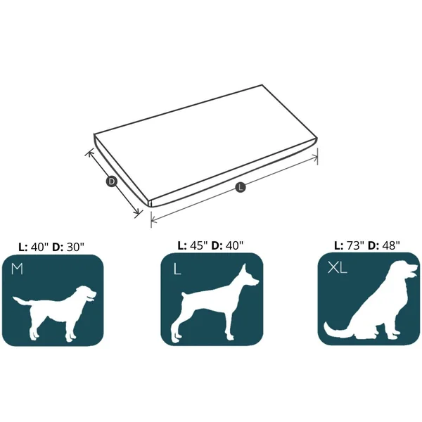 BuddyRest Soothe Anti-Anxiety Weighted Dog Blanket in Extra Large Iced Mocha