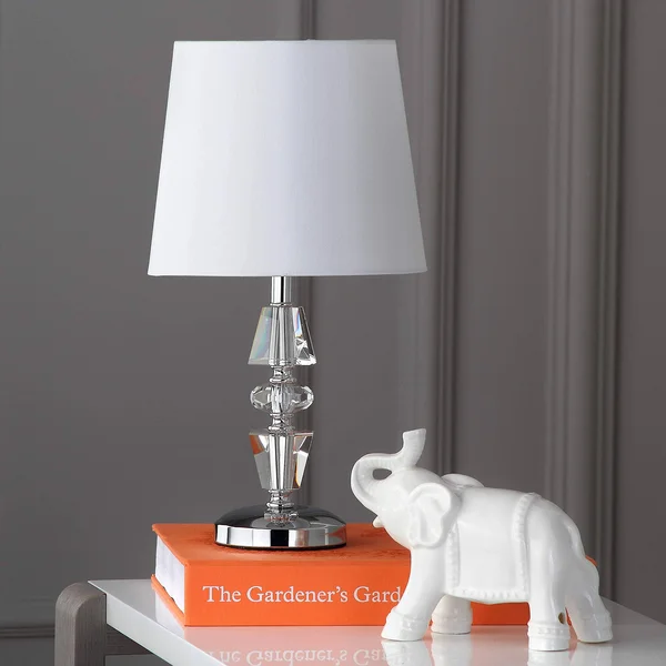 Safavieh Crescendo Tiered Crystal Table Lamp Clear
