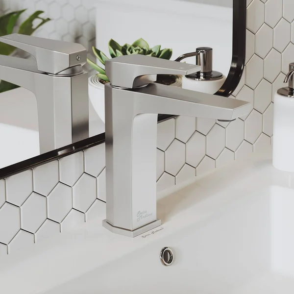 Voltaire Single Hole Single-Handle Bathroom Faucet - Brushed Nickel