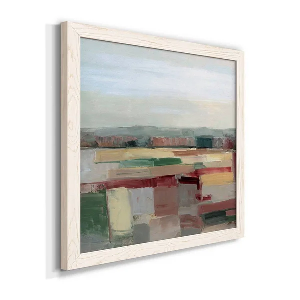 Indigo Field II - Picture Frame Painting on Canvas Winston Porter Format: Walnut Framed Canvas, Size: 34.5x22 H x 34.5x22 W x 1x