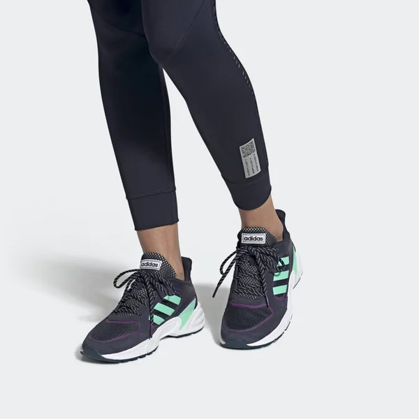 Adidas 90s Valasion Women's Running Shoes, Size: 8, Dark Blue