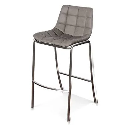 Narcis Bar Stool Latitude Run Upholstery: Gray