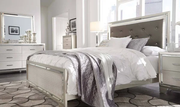Ashley Lonnix Queen Upholstered Panel Headboard