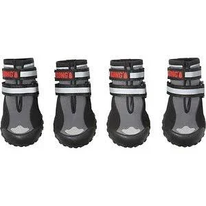 Kong Sport Dog Bootie - Gray, Large 229451
