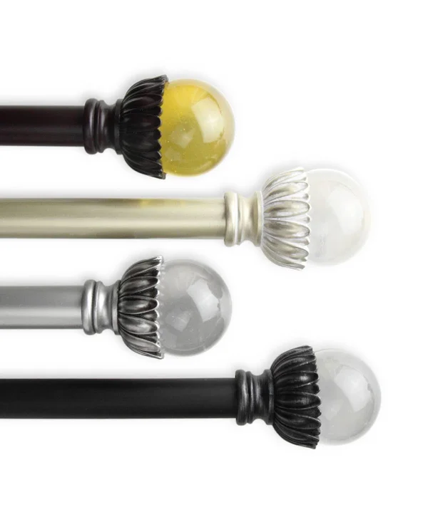 Rod Desyne Pixie Curtain Rod Mahogany