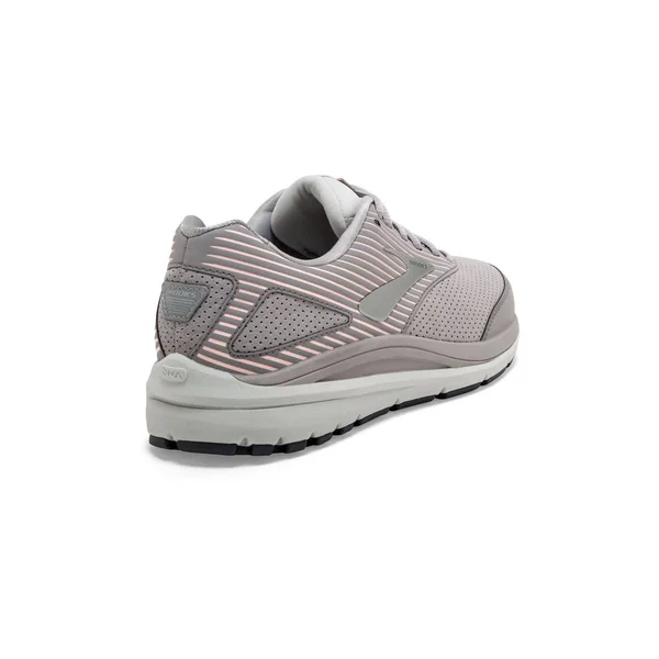Women's Brooks Addiction Walker Suede Shark/Alloy/Oyster 10.5 D