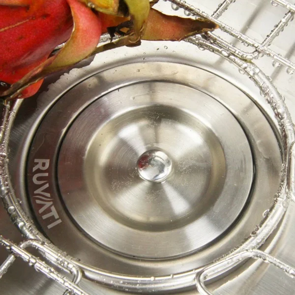 Ruvati RVM4315 parmi Stainless Steel Undermount 16 Gauge 32x22 Kitchen Sink Double Bowl