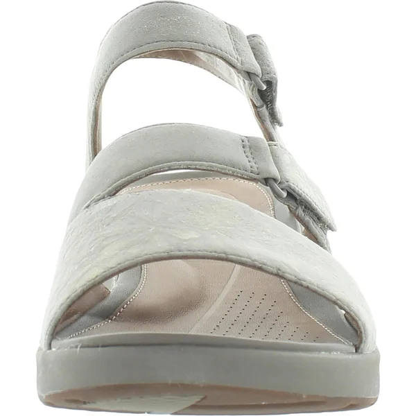 Women's Clarks Un Adorn Ease Sandal - 12 M, Taupe Metallic Leather