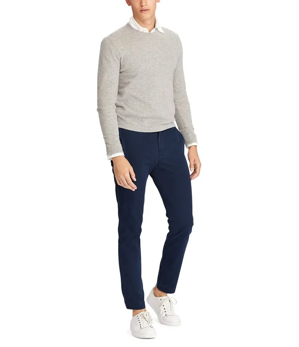 Polo Ralph Lauren Classic-Fit Flat-Front Bedford Chino Pants - 33 32