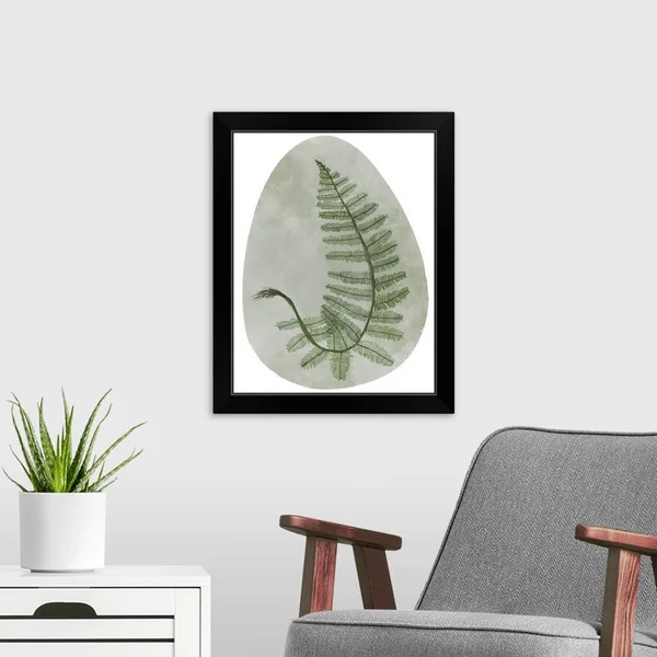 Icy Forest II - Black Framed Wall Art, 16x20, Great Big Canvas