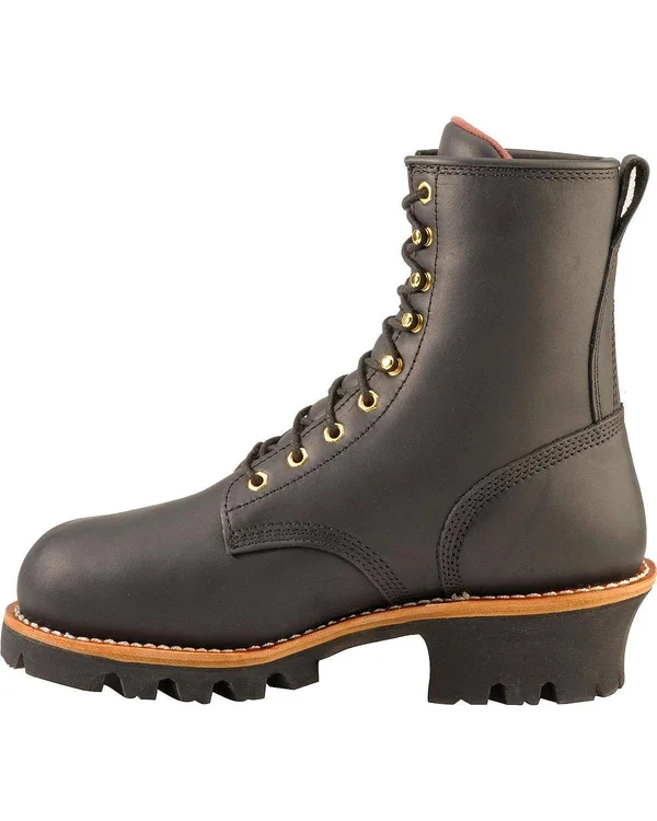 Chippewa Women's Insulated Steel Toe Work Boots - 8 in., Black, L73050