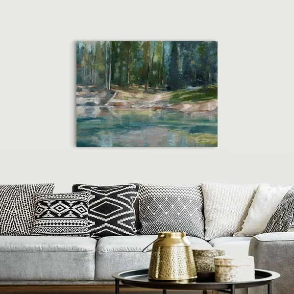 Northwestern Lake II, Canvas Wall Art, 48x36, Great Big Canvas