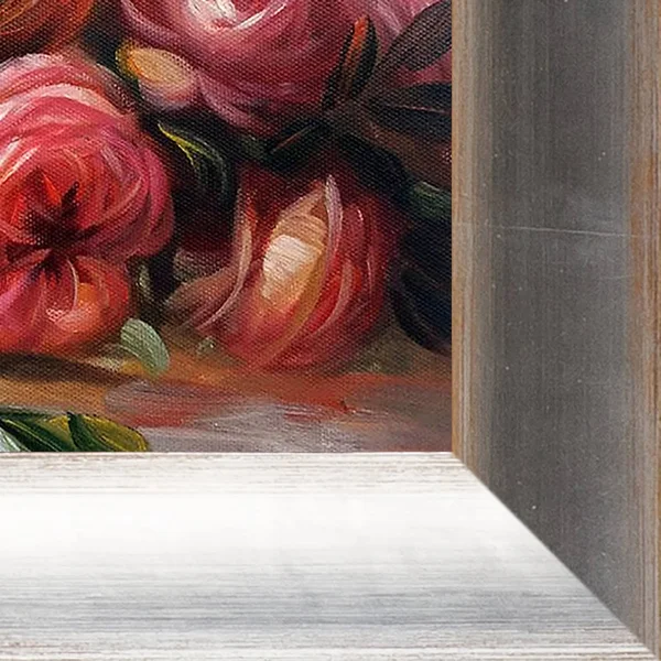 Pierre-Auguste Renoir &Discarded Roses& Hand Painted Oil Reproduction