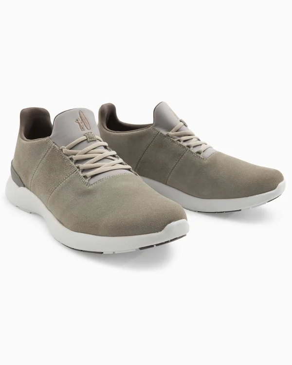 Johnnie-O Sneakformance in Taupe - Size: 8