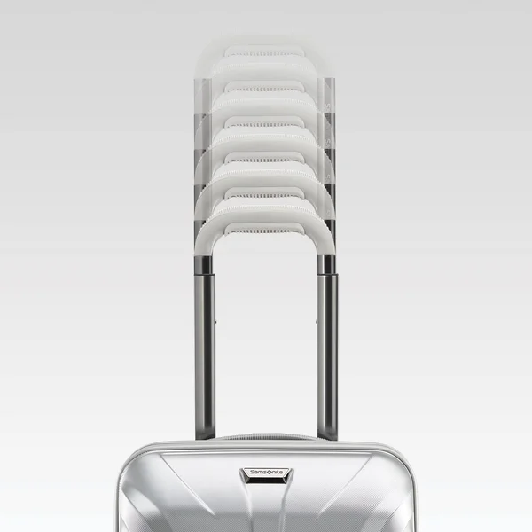 Samsonite Xcalibur XLT Hardside Carry-On Luggage Spinner - Silver