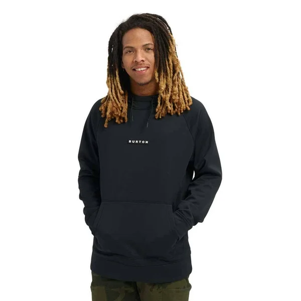Burton Crown Bonded Mens Pullover Hoodie (Black)