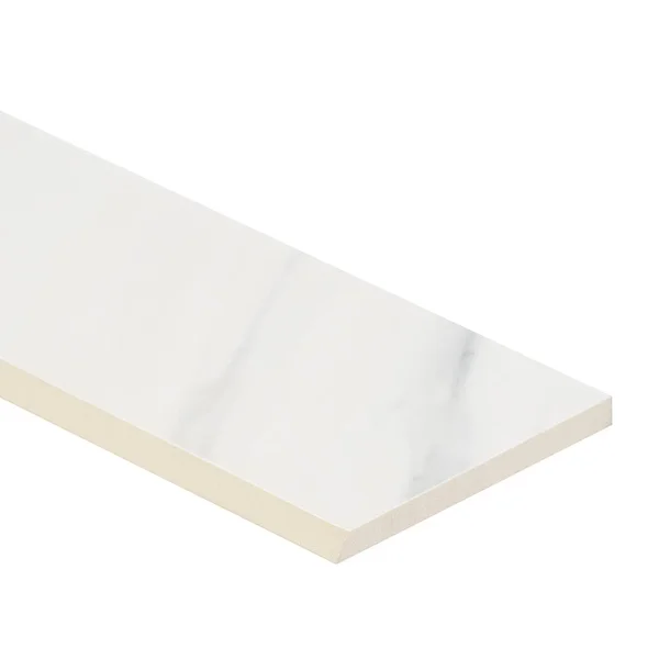 Bond Tile Calacatta Cobalt 3 in. x 24 in. Matte Porcelain Bullnose Tile