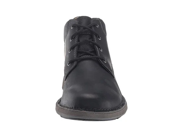 Mens Black Leather Clarks Un Larvik Top Size 8
