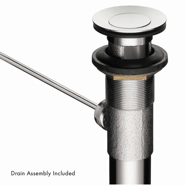 Hansgrohe Puravida Single Hole Bathroom Faucet - White - Chrome 15074401