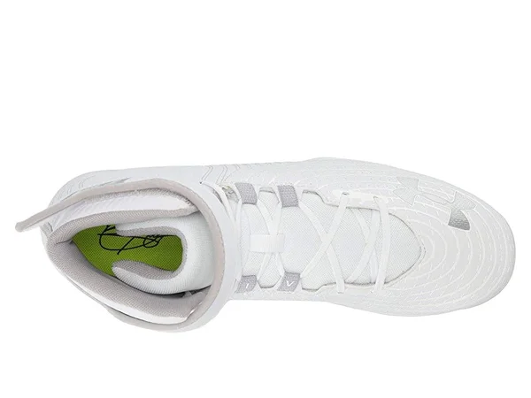 Under Armour Men's Harper 4 Mid RM Baseball Cleats - White, 7.5