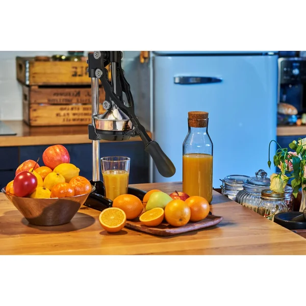 Zulay Kitchen Zulay Extra Tall Orange Juicer - Manual Orange Juice Squeezer, Fits Tumblers, Tall Glasses and Cups Easily, Lemona