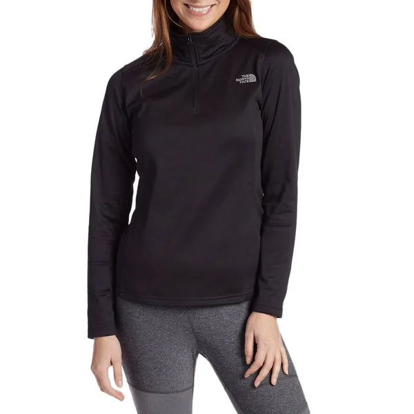 The North Face Women's Tech Glacier 1/4 Zip TNF Black - XL