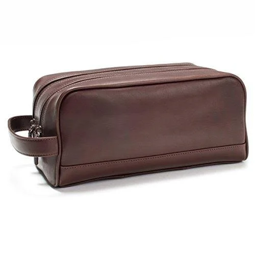 Leatherology Double Zip Toiletry Bag