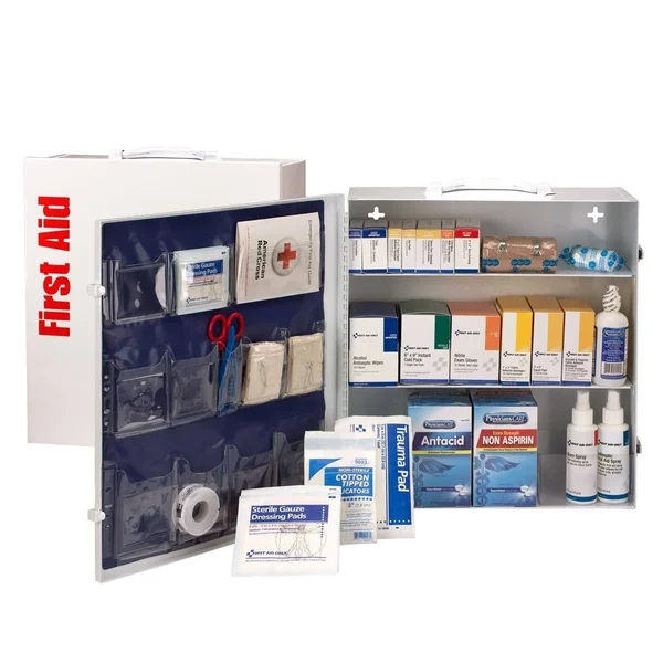 First Aid Only 90574 Bulk First Aid Cabinet - Metal, 100 Person