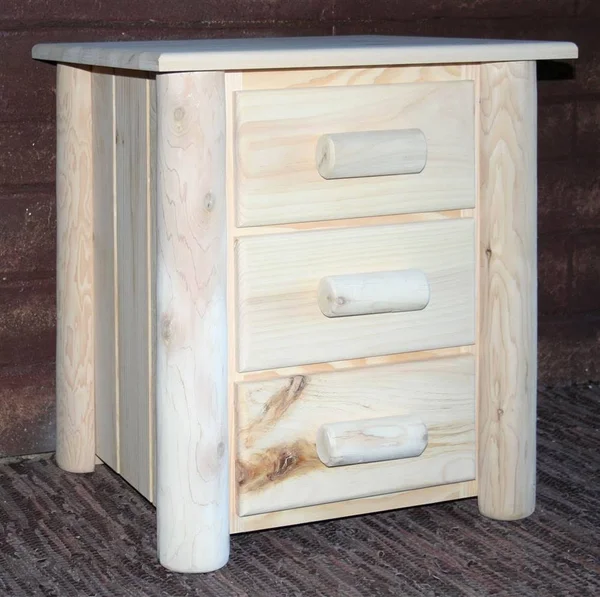 Lakeland Mills Frontier 3 Drawer Nightstand