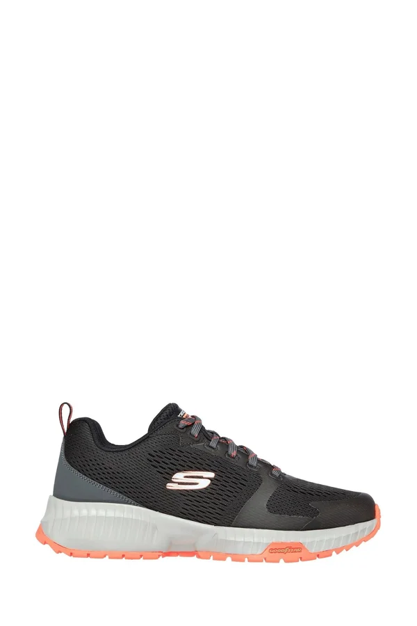Skechers Men's Street Flex Eliminator Sneaker, Black/Red