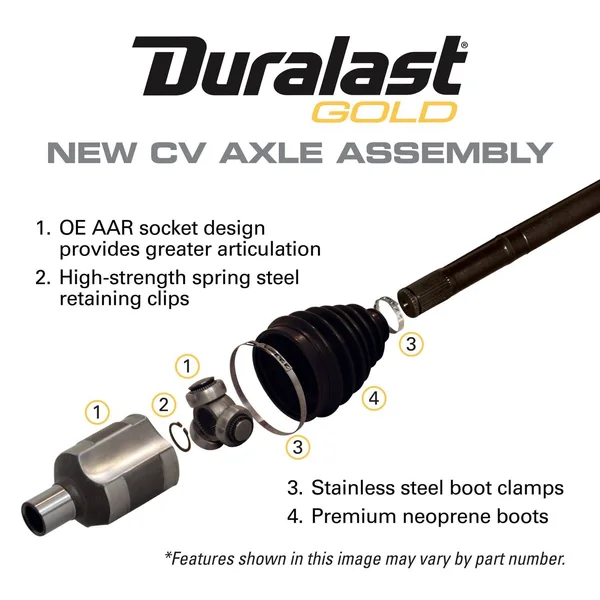 SurTrack BM-8013 CV Axle Shaft