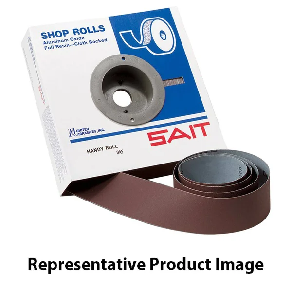 United Abrasives-Sait 80406 Abrasive Roll - 1-1/2x22wx150 ft. L, 40G