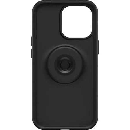 OtterBox Apple iPhone 13 Pro Otter + Pop Symmetry Series Antimicrobial Case - Black (77-83543)