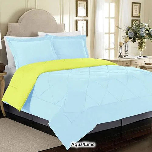 Ultra Soft Reversible Comforter Set Twin Navy/Regatta