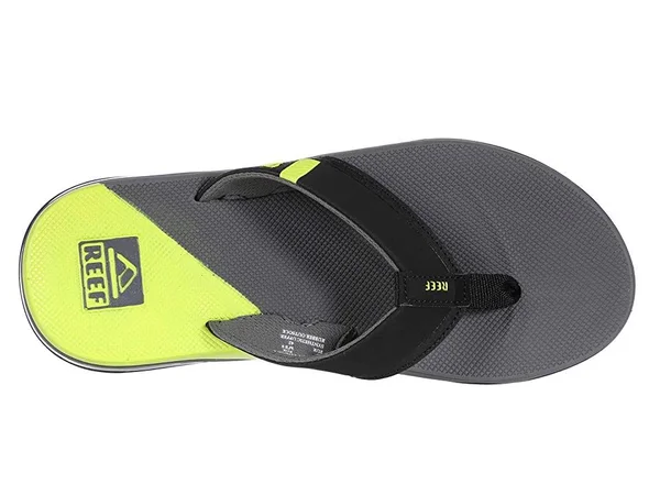 Reef -FANNING Low - Grey/Lime, 10