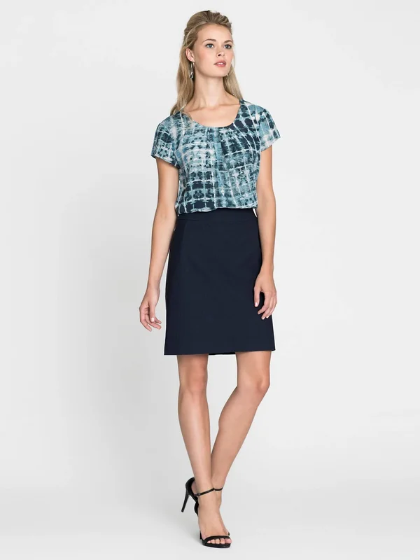 Wonderstretch Skirt Pants - Nic+Zoe 12, Dark Indigo