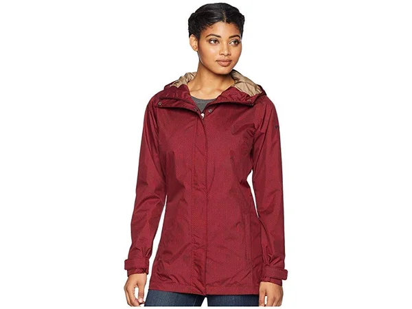 Columbia Women's Splash A Little II Jacket - Small - Rich Wine Stars Print