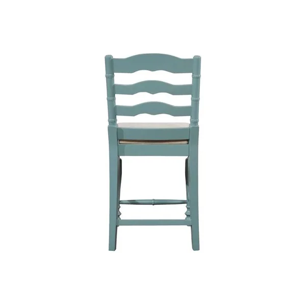 Riverbay Furniture Counter Stool in Antique Blue - RF-1814077
