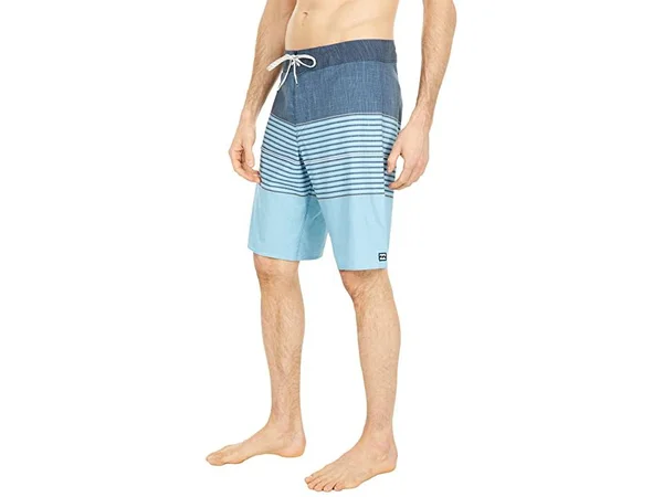 Billabong All Day Heather Stripe Pro Men's Boardshorts - 36, Sky Blue