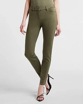 Mid Rise Knit Skinny Pant Blue Women's 6