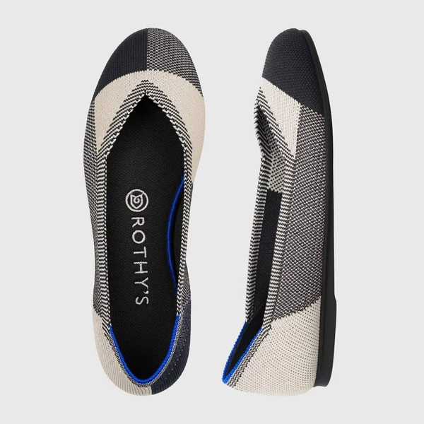The Flat - Captoe Black by Rothy’s 9.5 - Captoe Black