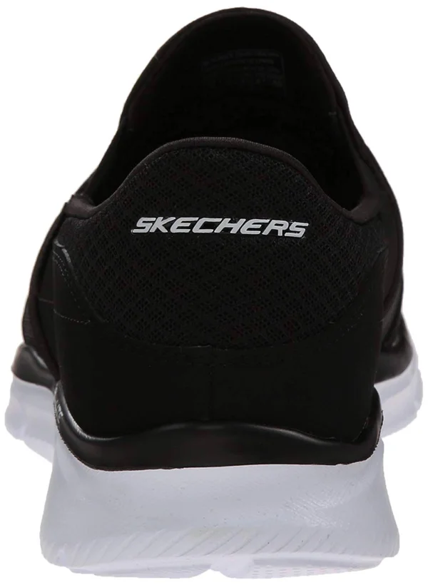 Skechers Sport Men's Equalizer Persistent Slip-On Sneaker, Black/White