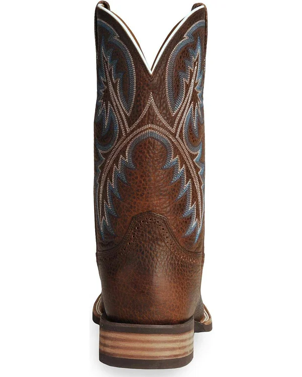 Ariat Mens Quickdraw Western Boots - Brown Oiled Rowdy