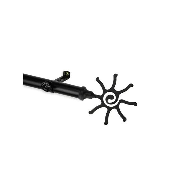 Rod Desyne Sun Curtain Rod - Black
