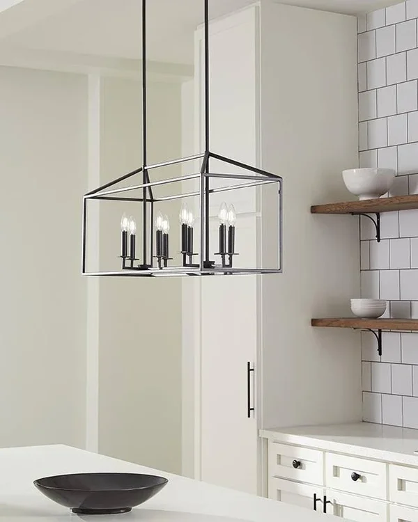 Generation Lighting-6615008-05-Perryton - 8 Light Island Pendant