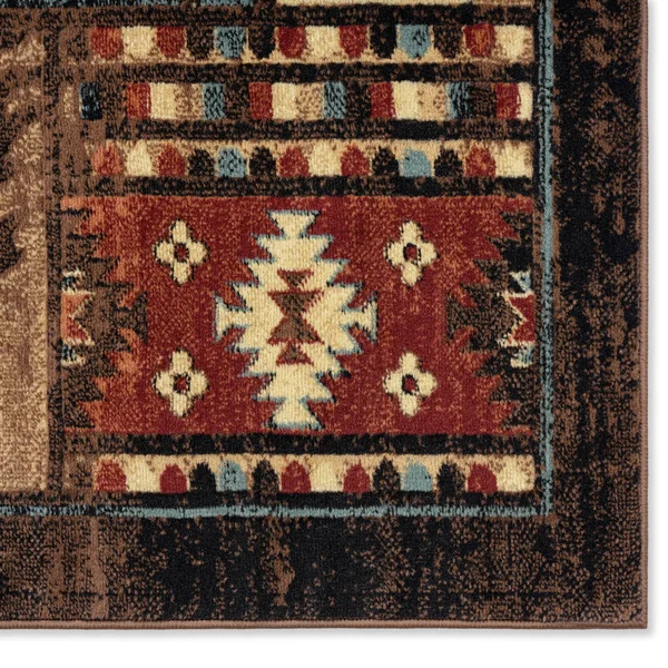 Home Dynamix Buffalo Bear Rustic Area Rug - 5&2x22x7&2x22