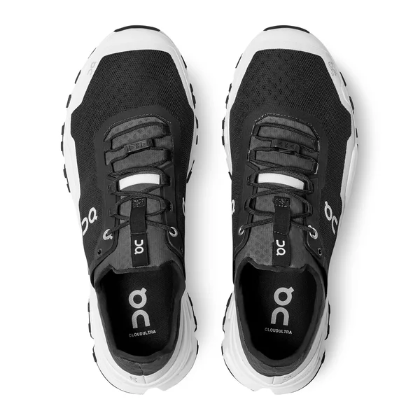 on Cloudultra Trail Running Shoe Men's - Black/White, 14
