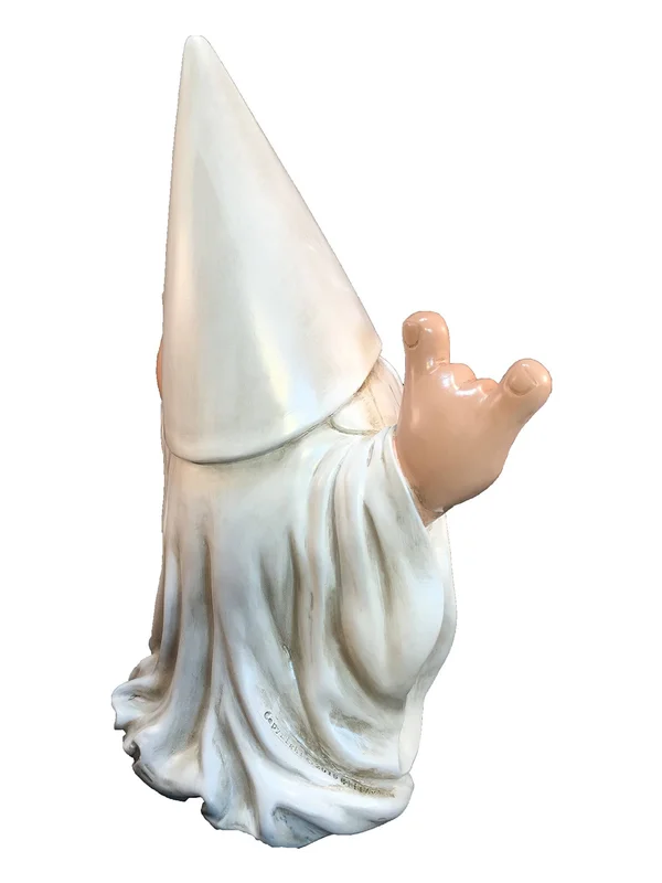GlitZGlam Rocker Gnome George This Gnome Will Rock Your Fairy Garden and Garden Gnomes 10 Inches Tall Garden Gnome Figurine