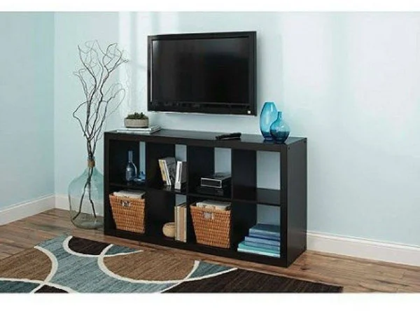 Better Homes and Gardens 8-Cube Organizer, Black
