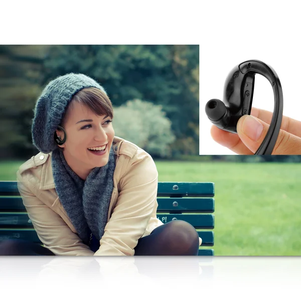 Pyle PSWP9BTBK Inflex 2-in-1 Waterproof Bluetooth MP3 Player Headphones